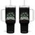 St Patricks Day Book Lover Tumbler With Handle Librarian Core Lucky Shamrocks TS02 One Size: 40 oz Black Print Your Wear