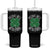 Funny St Patricks Day Drinking Tumbler With Handle Drinks Well With Others Drunk Beer Lucky Shamrock TS02 One Size: 40 oz Black Print Your Wear