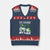 St Patricks Day Boys Truck V-Neck Knit Sweater Vest Pushing My Luck Tractor Toy Lover TS02 Navy Red Print Your Wear