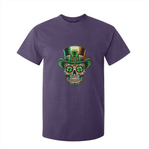 San Patties Irish Sugar Skull T Shirt For Kid St Patricks Day Of The Dead TS02 Purple Print Your Wear