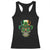San Patties Irish Sugar Skull Racerback Tank Top St Patricks Day Of The Dead TS02 Black Print Your Wear