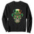 San Patties Irish Sugar Skull Sweatshirt St Patricks Day Of The Dead TS02 Black Print Your Wear
