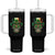 San Patties Irish Sugar Skull Tumbler With Handle St Patricks Day Of The Dead TS02 One Size: 40 oz Black Print Your Wear