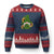 St Patrick's Day Cute Gnomes Ugly Christmas Sweater Holding Shamrock Sunflower TS02 Navy Red Print Your Wear