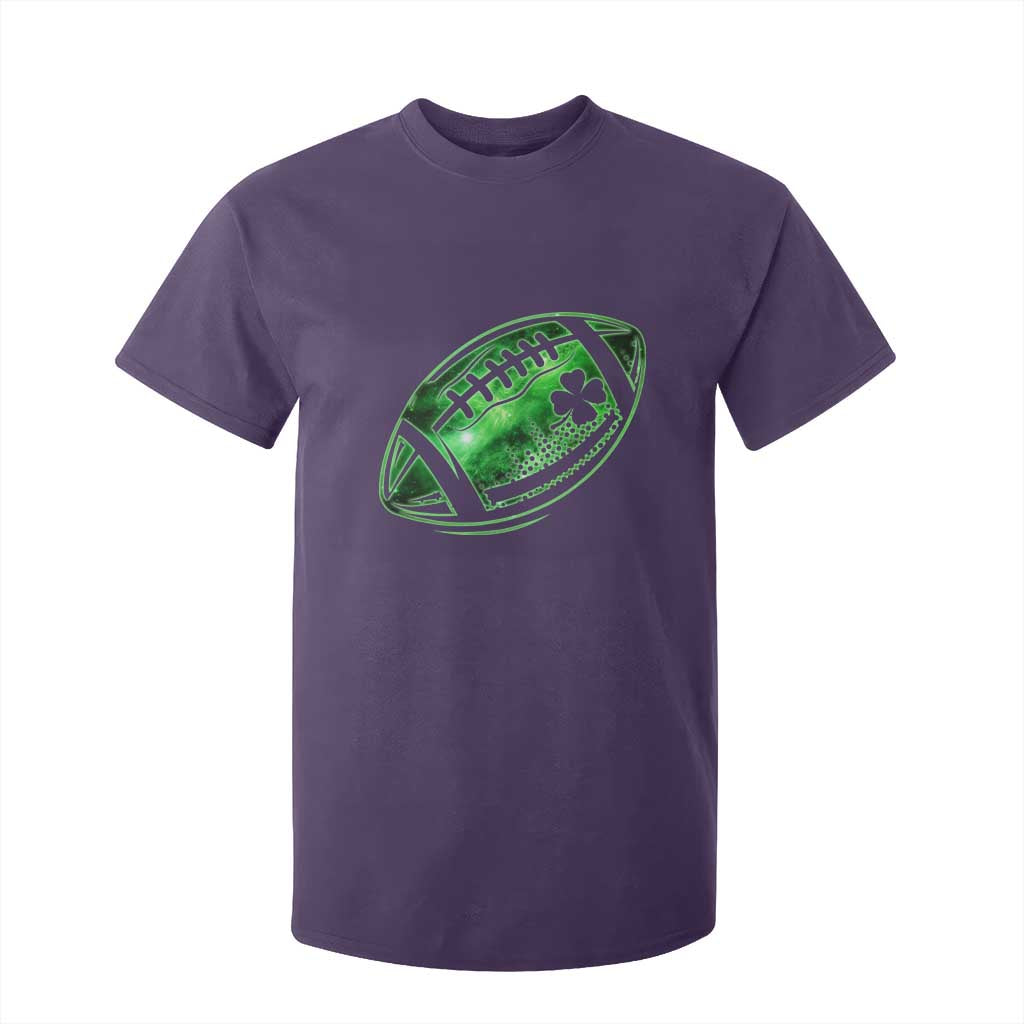 Lucky Shamrock Football T Shirt For Kid Irish Clover St Patricks Day Sport Lover TS02 Purple Print Your Wear