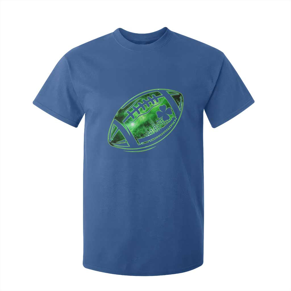 Lucky Shamrock Football T Shirt For Kid Irish Clover St Patricks Day Sport Lover TS02 Royal Blue Print Your Wear