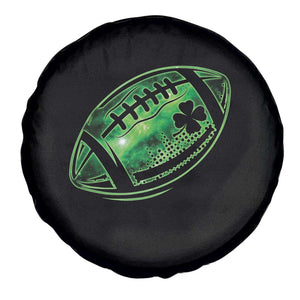 Lucky Shamrock Football Spare Tire Cover Irish Clover St Patricks Day Sport Lover TS02 Print Your Wear
