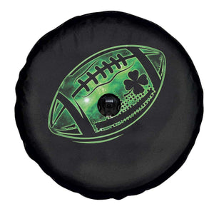 Lucky Shamrock Football Spare Tire Cover Irish Clover St Patricks Day Sport Lover TS02 Print Your Wear