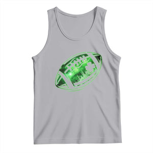 Lucky Shamrock Football Tank Top Irish Clover St Patricks Day Sport Lover TS02 Athletic Heather Print Your Wear