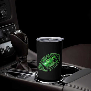 Lucky Shamrock Football Tumbler Cup Irish Clover St Patricks Day Sport Lover TS02 Print Your Wear