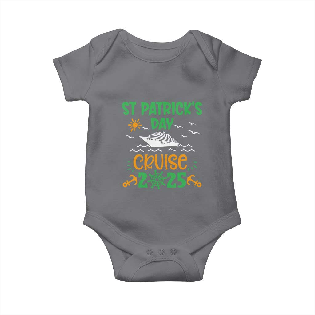 St Patricks Day Cruise Squad 2025 Matching Family Baby Onesie TS02 Charcoal Print Your Wear