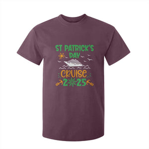 St Patricks Day Cruise Squad 2025 Matching Family T Shirt For Kid TS02 Maroon Print Your Wear