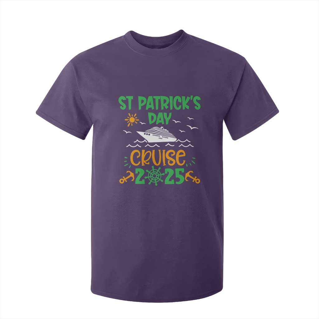 St Patricks Day Cruise Squad 2025 Matching Family T Shirt For Kid TS02 Purple Print Your Wear