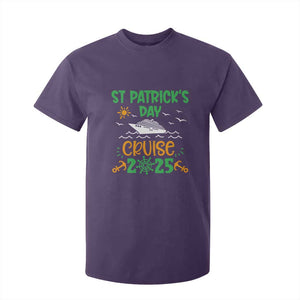 St Patricks Day Cruise Squad 2025 Matching Family T Shirt For Kid TS02 Purple Print Your Wear