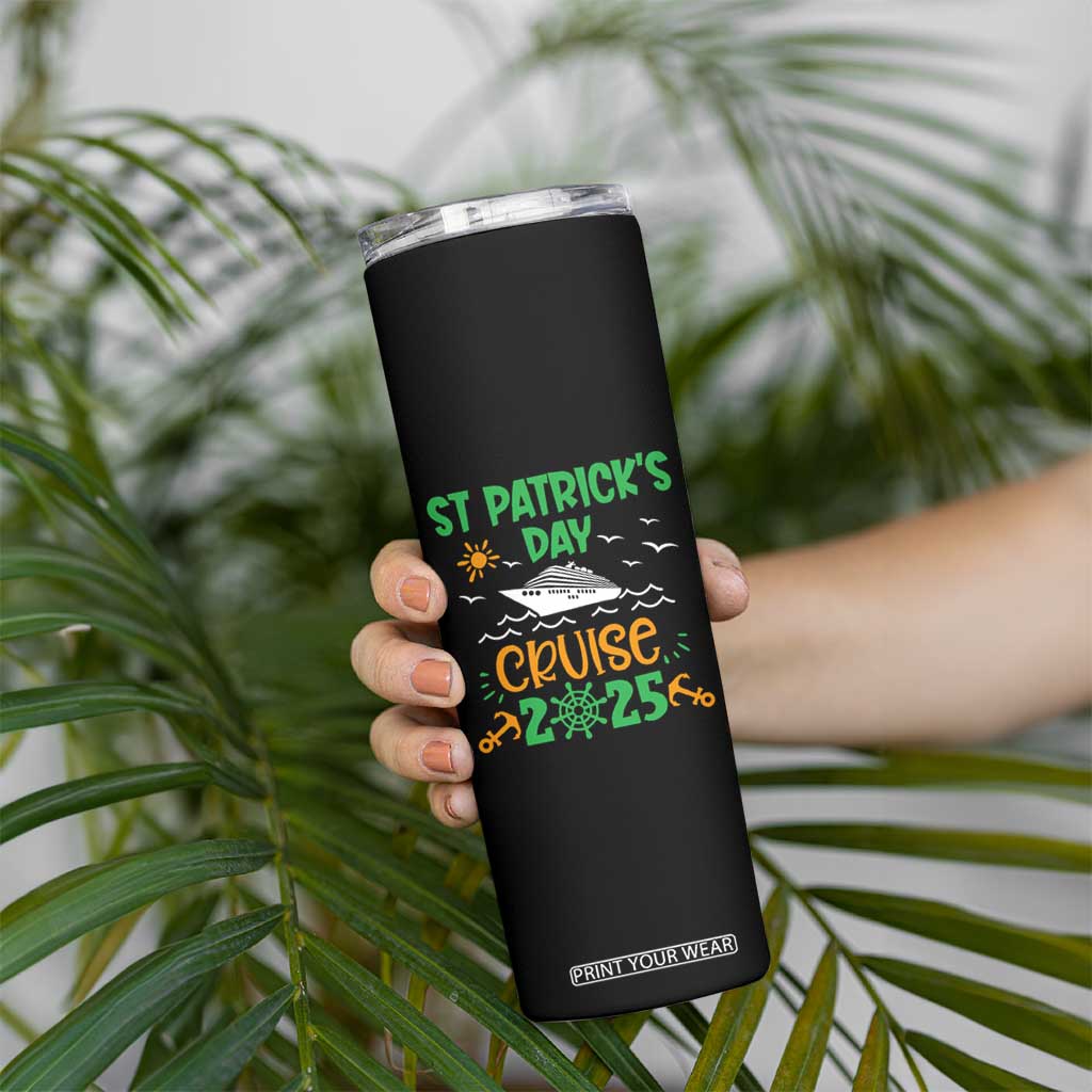 St Patricks Day Cruise Squad 2025 Matching Family Skinny Tumbler TS02 Print Your Wear