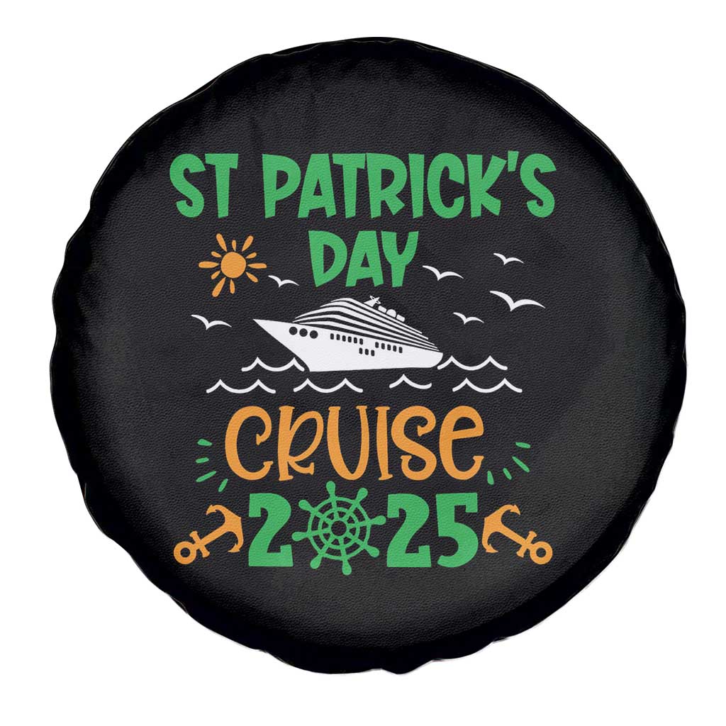 St Patricks Day Cruise Squad 2025 Matching Family Spare Tire Cover TS02 Print Your Wear