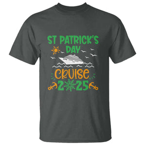 St Patricks Day Cruise Squad 2025 Matching Family T Shirt TS02 Dark Heather Print Your Wear