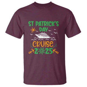 St Patricks Day Cruise Squad 2025 Matching Family T Shirt TS02 Maroon Print Your Wear