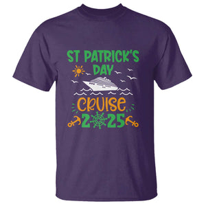 St Patricks Day Cruise Squad 2025 Matching Family T Shirt TS02 Purple Print Your Wear