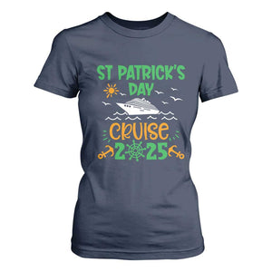St Patricks Day Cruise Squad 2025 Matching Family T Shirt For Women TS02 Navy Print Your Wear