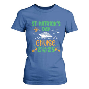 St Patricks Day Cruise Squad 2025 Matching Family T Shirt For Women TS02 Royal Blue Print Your Wear