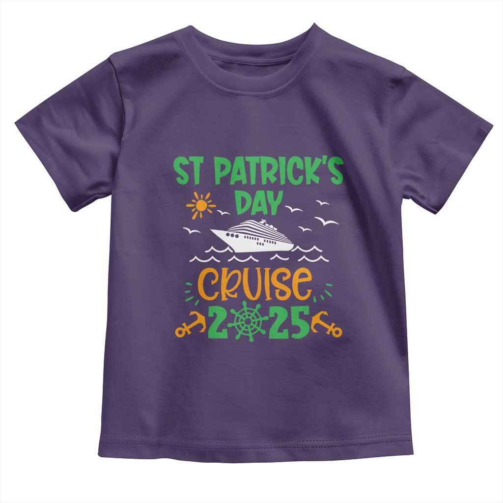 St Patricks Day Cruise Squad 2025 Matching Family Toddler T Shirt TS02 Purple Print Your Wear
