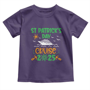 St Patricks Day Cruise Squad 2025 Matching Family Toddler T Shirt TS02 Purple Print Your Wear