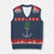 Lucky Shamrock Anchor V-Neck Knit Sweater Vest Leprechaun Cruise Squad St. Patrick's Day TS02 Navy Red Print Your Wear