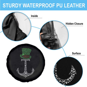 Lucky Shamrock Anchor Spare Tire Cover Leprechaun Cruise Squad St. Patrick's Day TS02 Print Your Wear