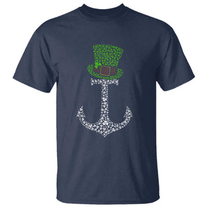 Lucky Shamrock Anchor T Shirt Leprechaun Cruise Squad St. Patrick's Day TS02 Navy Print Your Wear