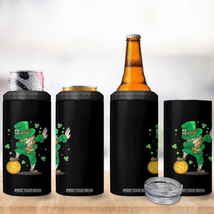 Cute Dabbing Leprechaun 4 in 1 Can Cooler Tumbler Funny St Patricks Day TS02 Print Your Wear