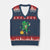 Cute Dabbing Leprechaun V-Neck Knit Sweater Vest Funny St Patricks Day TS02 Navy Red Print Your Wear