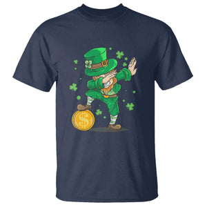 Cute Dabbing Leprechaun T Shirt Funny St Patricks Day TS02 Navy Print Your Wear
