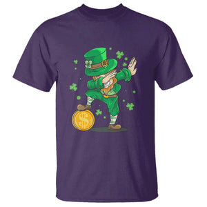 Cute Dabbing Leprechaun T Shirt Funny St Patricks Day TS02 Purple Print Your Wear