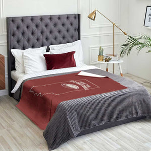Indiana Football Era More Than Basketball Throw Blanket Hoosier State Fan Sports Pride TS02 Print Your Wear