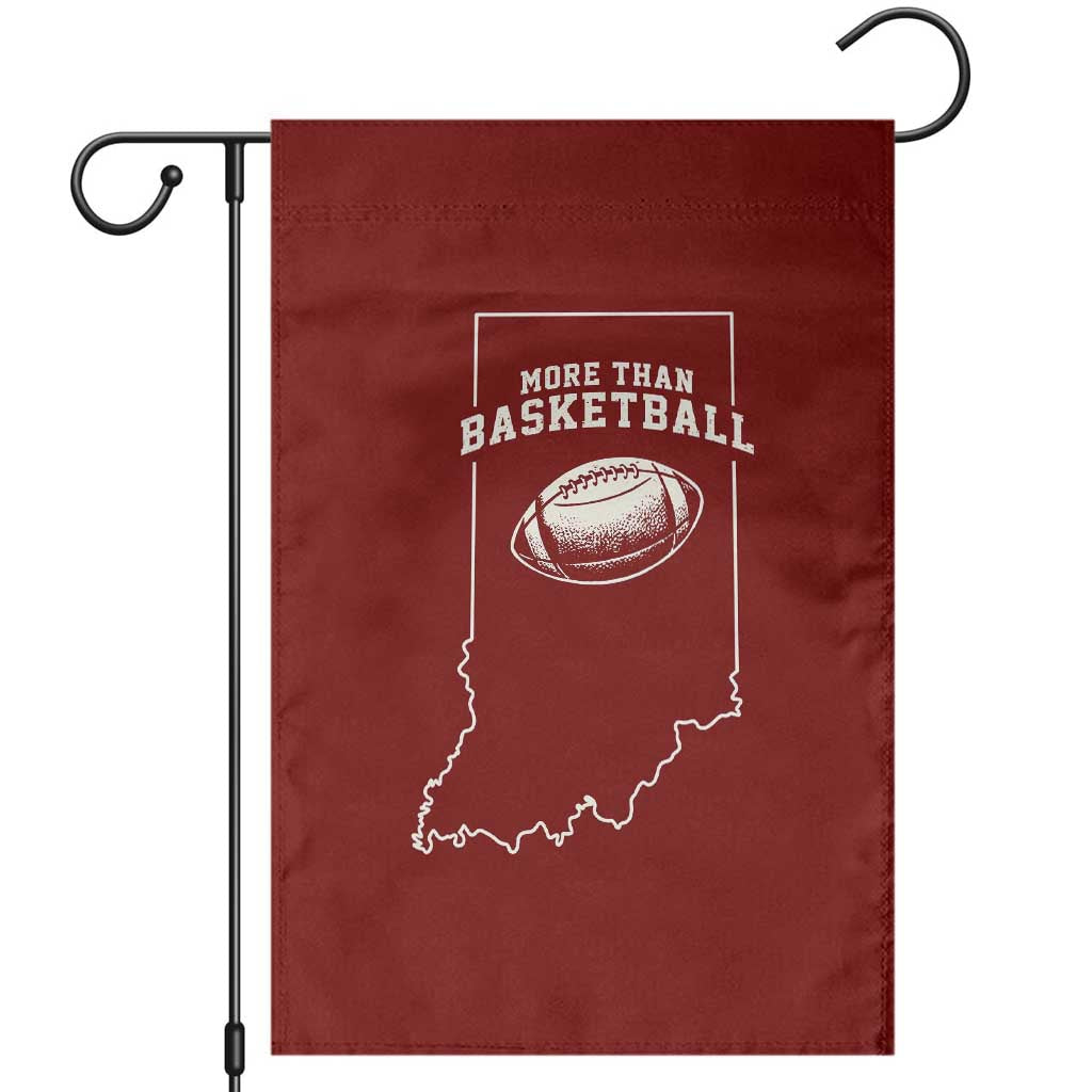 Indiana Football Era More Than Basketball Garden Flag Hoosier State Fan Sports Pride TS02 Red Print Your Wear