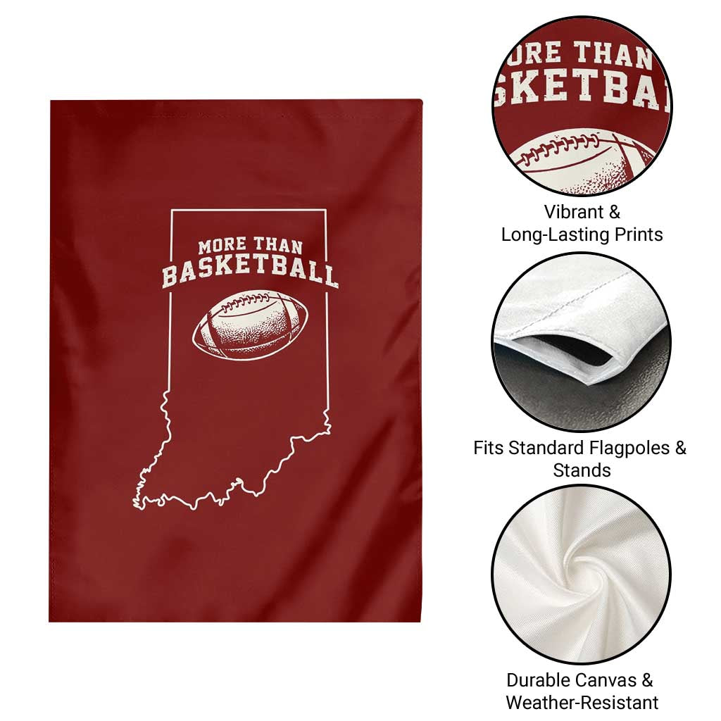 Indiana Football Era More Than Basketball Garden Flag Hoosier State Fan Sports Pride TS02 Print Your Wear