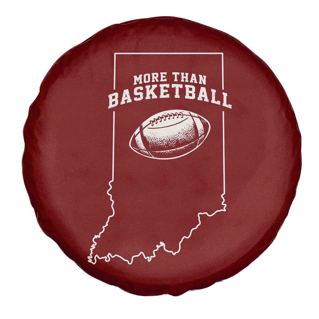 Indiana Football Era More Than Basketball Spare Tire Cover Hoosier State Fan Sports Pride TS02 Print Your Wear