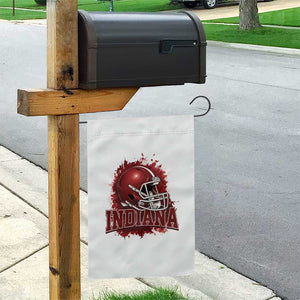 Indiana Game Day Energy Garden Flag Football Helmet Splash Hoosier State Sports Pride TS02 Print Your Wear