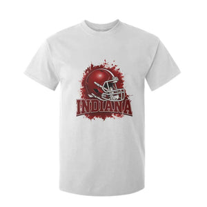 Indiana Game Day Energy T Shirt For Kid Football Helmet Splash Hoosier State Sports Pride TS02 White Print Your Wear