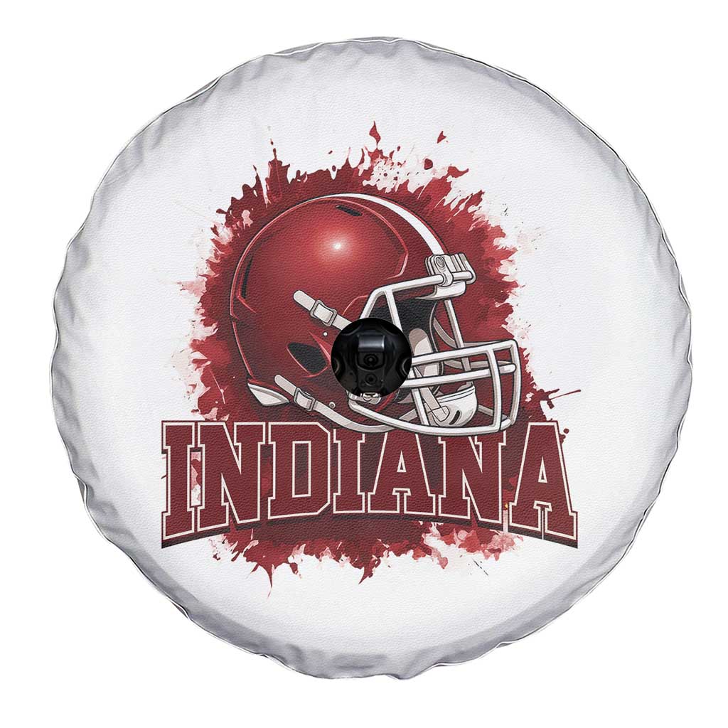 Indiana Game Day Energy Spare Tire Cover Football Helmet Splash Hoosier State Sports Pride TS02 Print Your Wear