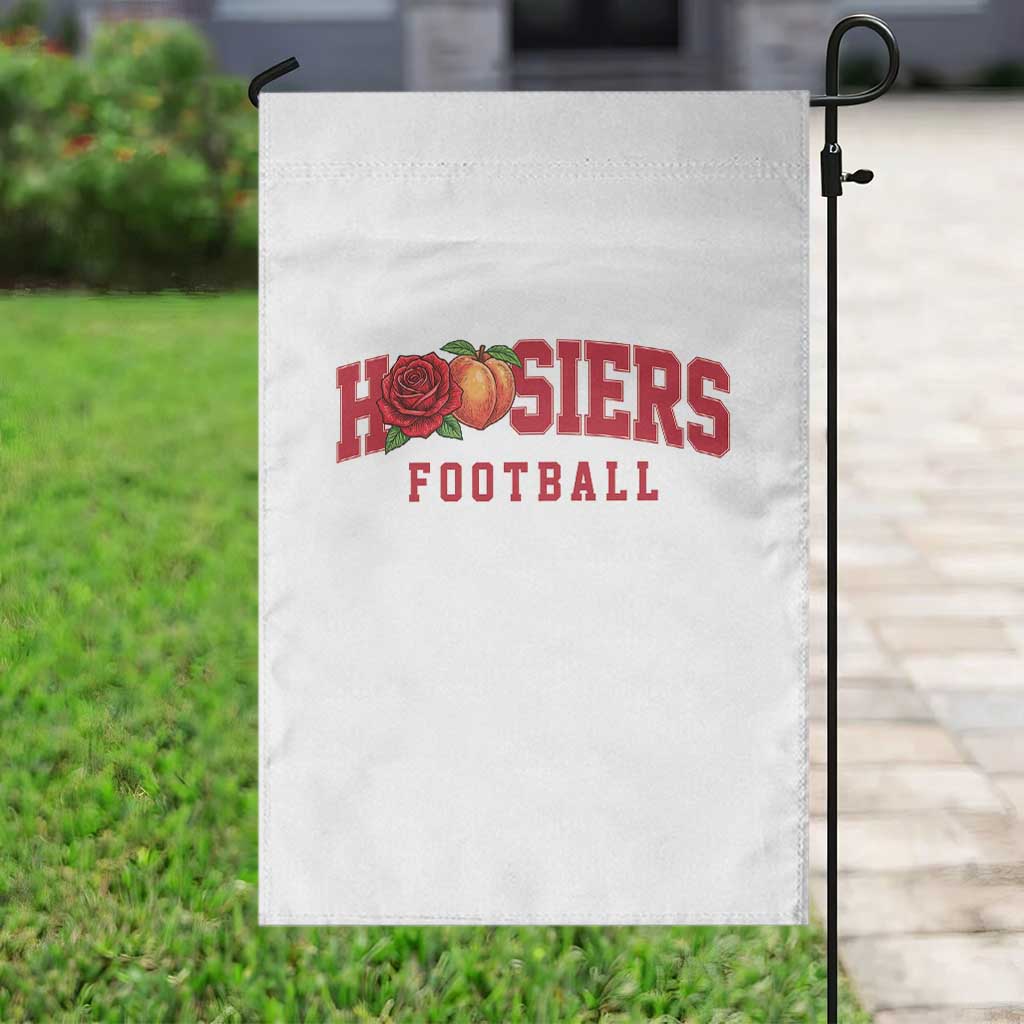 Hoosier State Pride Indiana Rose and Peach Garden Flag Game Day Sports Pride TS02 Print Your Wear