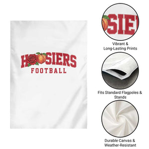 Hoosier State Pride Indiana Rose and Peach Garden Flag Game Day Sports Pride TS02 Print Your Wear