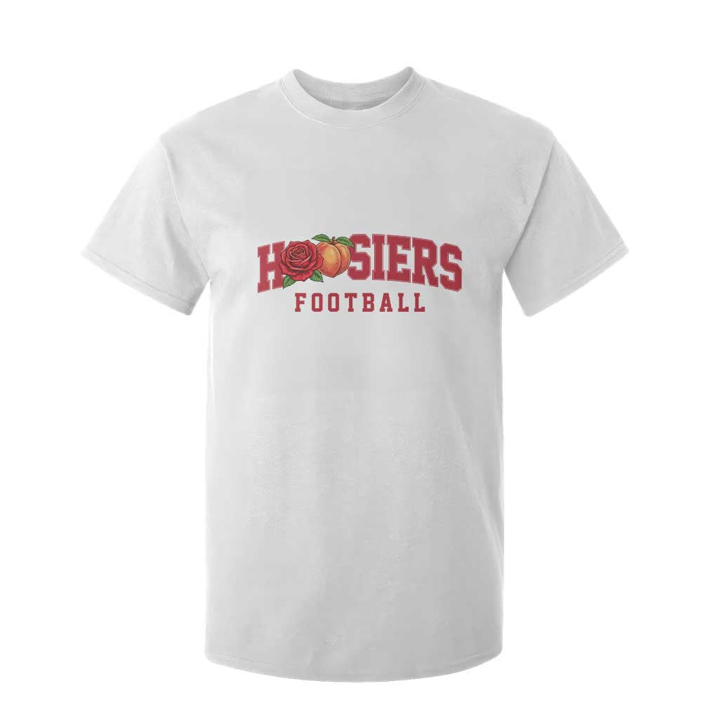 Hoosier State Pride Indiana Rose and Peach T Shirt For Kid Game Day Sports Pride TS02 White Print Your Wear