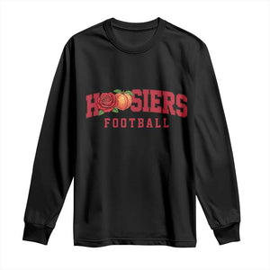 Hoosier State Pride Indiana Rose and Peach Long Sleeve Shirt Game Day Sports Pride TS02 Black Print Your Wear