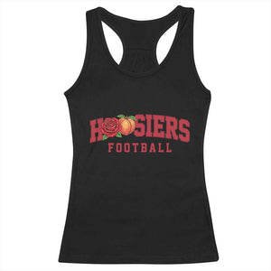 Hoosier State Pride Indiana Rose and Peach Racerback Tank Top Game Day Sports Pride TS02 Black Print Your Wear