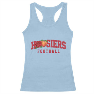 Hoosier State Pride Indiana Rose and Peach Racerback Tank Top Game Day Sports Pride TS02 Light Blue Print Your Wear