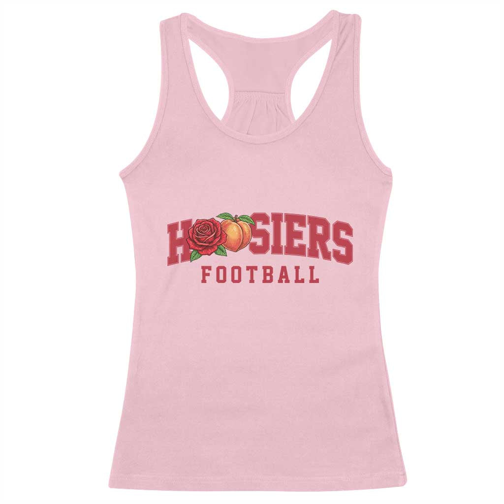 Hoosier State Pride Indiana Rose and Peach Racerback Tank Top Game Day Sports Pride TS02 Light Pink Print Your Wear