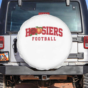 Hoosier State Pride Indiana Rose and Peach Spare Tire Cover Game Day Sports Pride TS02 No hole White Print Your Wear