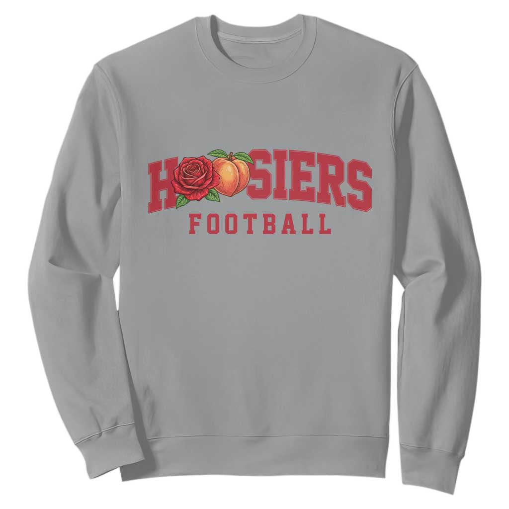 Hoosier State Pride Indiana Rose and Peach Sweatshirt Game Day Sports Pride TS02 Sport Gray Print Your Wear